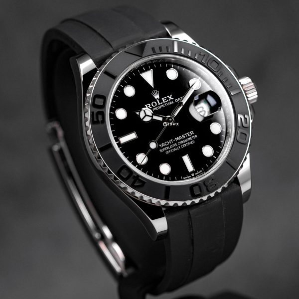 ROLEX YACHTMASTER OYSTERFLEX WHITEGOLD (2022) - Image 6